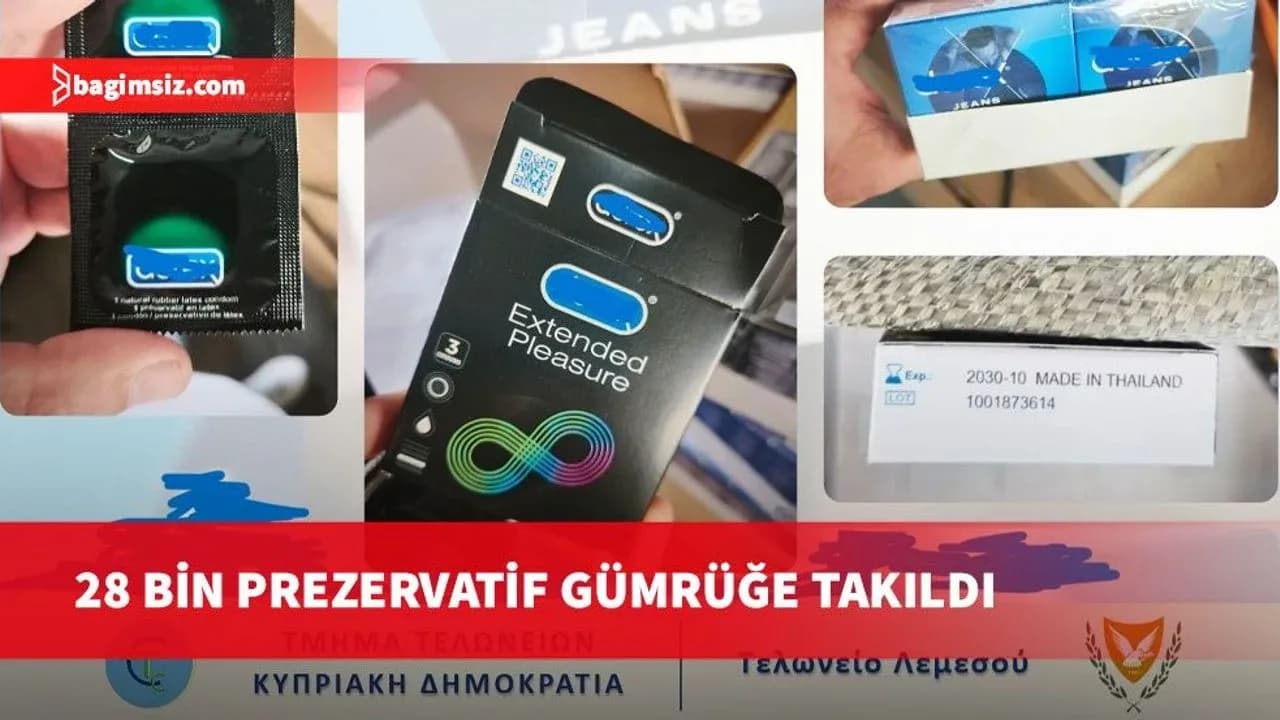 Güney Kıbrıs’ta 28 bin sahte prezervatif şüphesi