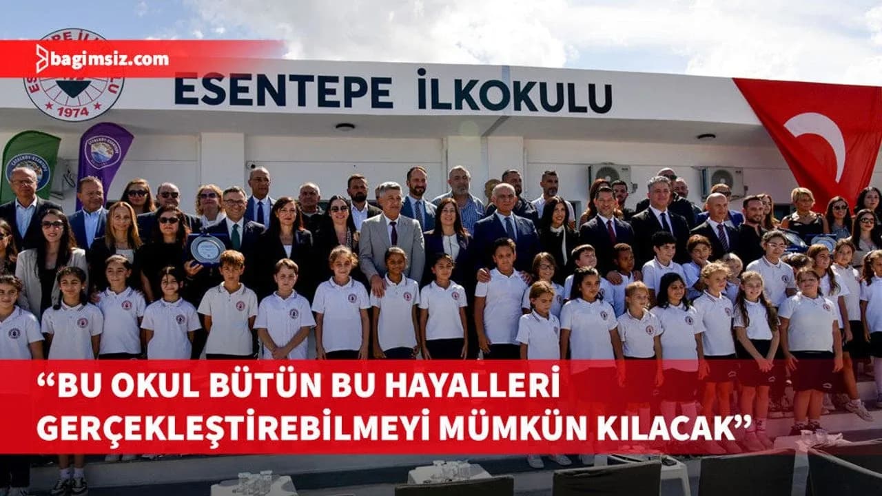 Esentepe İlkokulu yeni okul binası açıldı