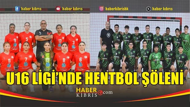 U16 Ligi’nde hentbol şöleni
