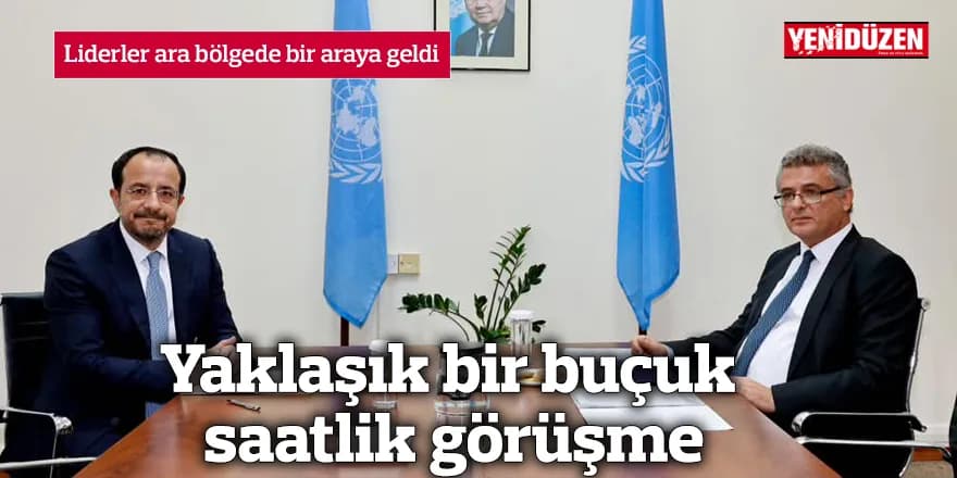 Liderler ara bölgede görüştü