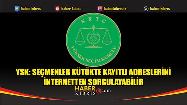 YSK: Seçmenler kütükte kayıtlı adreslerini internetten sorgulayabilir