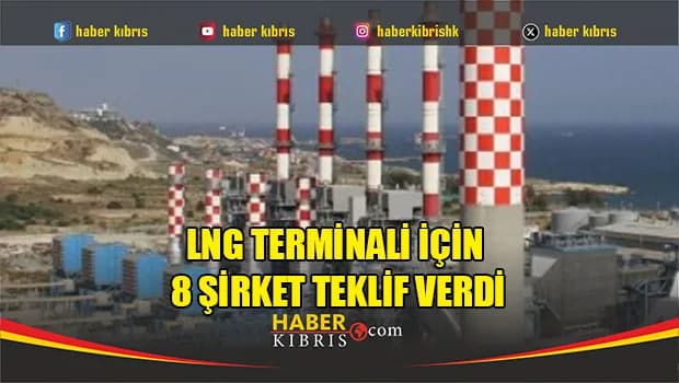 LNG terminali için 8 şirket teklif verdi