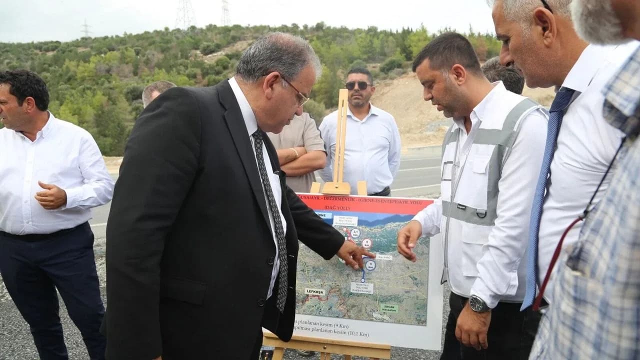 Sucuoğlu: Dağ yolu’nu KKTC’ye hayat veren bir yola dönüştüreceğiz