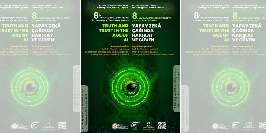 “Yapay Zekâ Çağında Güven ve Hakikat” konferansına bildiri özeti gönderimi için son tarih 11 Ekim