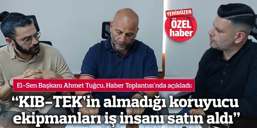 "KIB-TEK’in almadığı koruyucu ekipmanları iş insanı satın aldı"