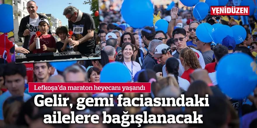 Lefkoşa’da maraton heyecanı yaşandı