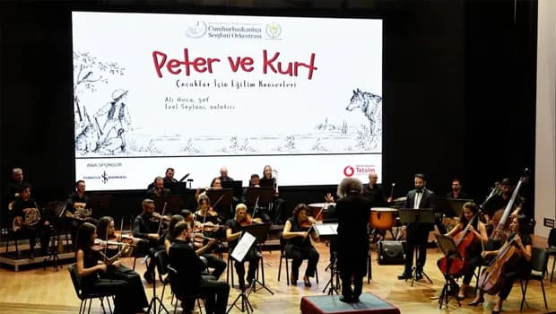 “Peter ve Kurt” senfonik masalı Cumhurbaşkanlığı'nda sahnelendi