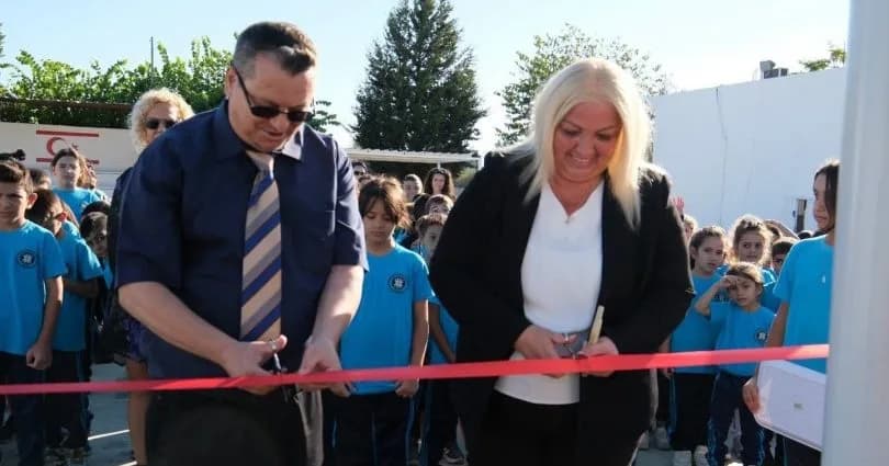 Çayırova İlkokulu’nun yeni oyun parkı açıldı