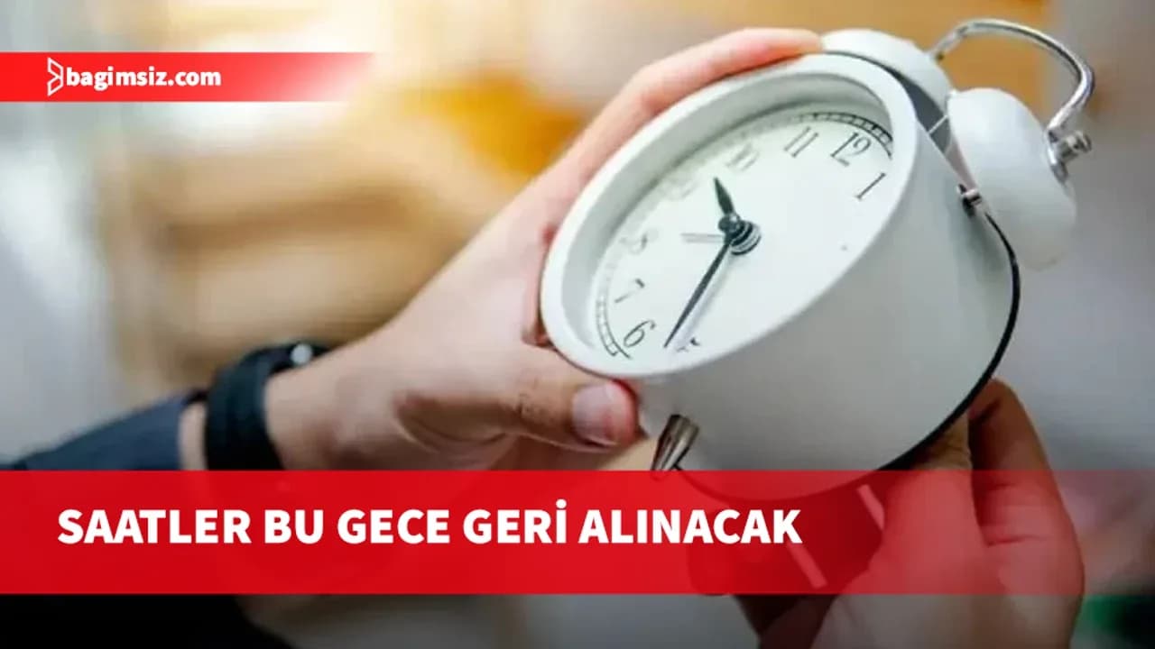 Yaz saati uygulaması sona eriyor