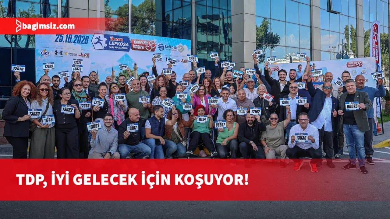 TDP’den “İyi Gelecek İçin Koşuyoruz” mesajı