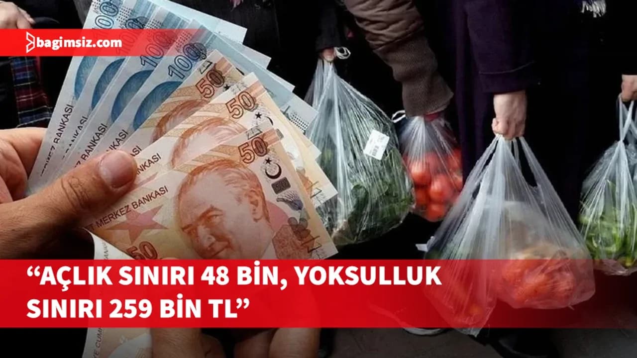 KTAMS: Açlık sınırı 48 bin, yoksulluk sınırı 259 bin TL