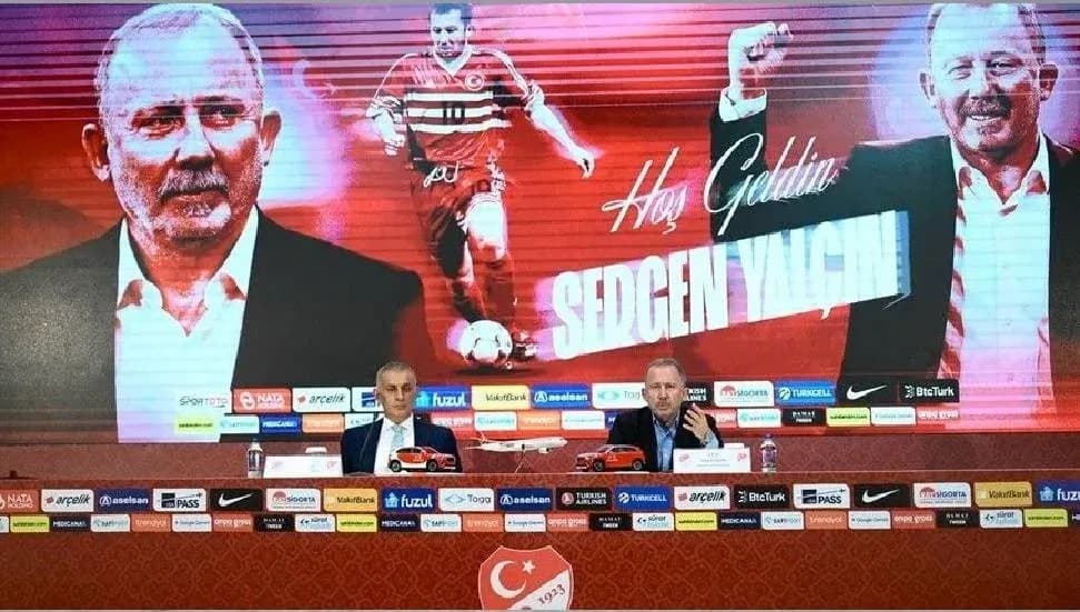 TFF, teknik direktör Sergen Yalçın ile 4 yıllık sözleşme imzaladı