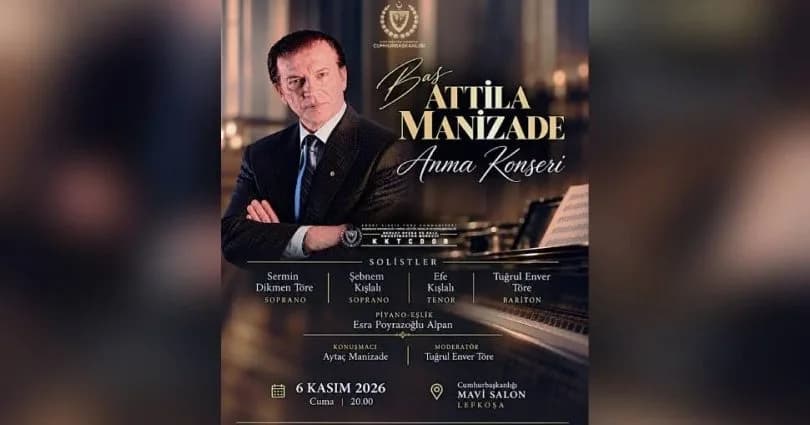 Bas Attila Manizade anma konseri 6 Kasım’da