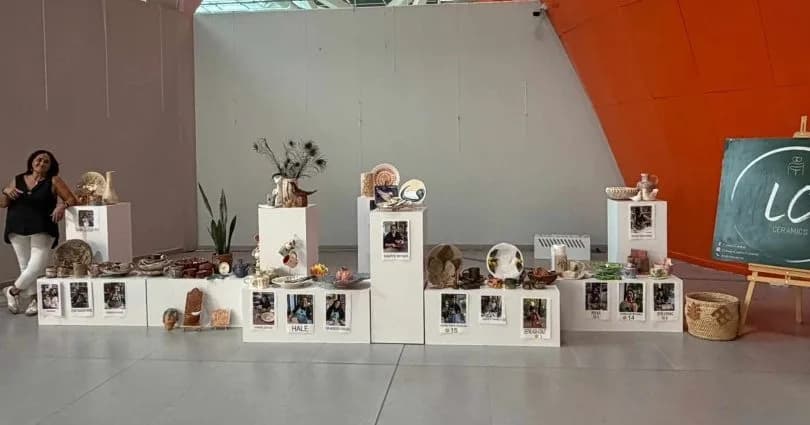 “Sanat İyileştirir” seramik sergisi Ercan Havalimanı’nda açıldı