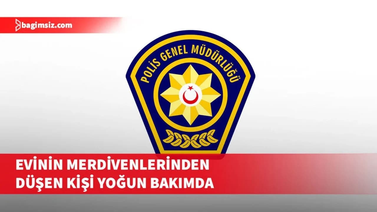 Karaoğlanoğlu’nda evinin merdivenlerinden düşen kişi yoğun bakıma alındı