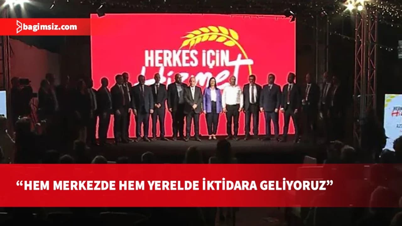İncirli: 6 Aralık’ta hem yerel yönetimlerde hem de hükümette iktidara geleceğiz