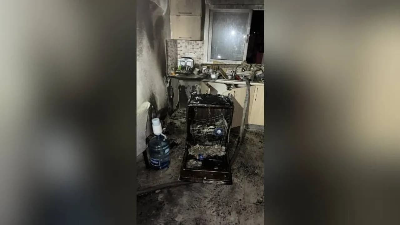 Gönyeli’de bulaşık makinesi yangına neden oldu