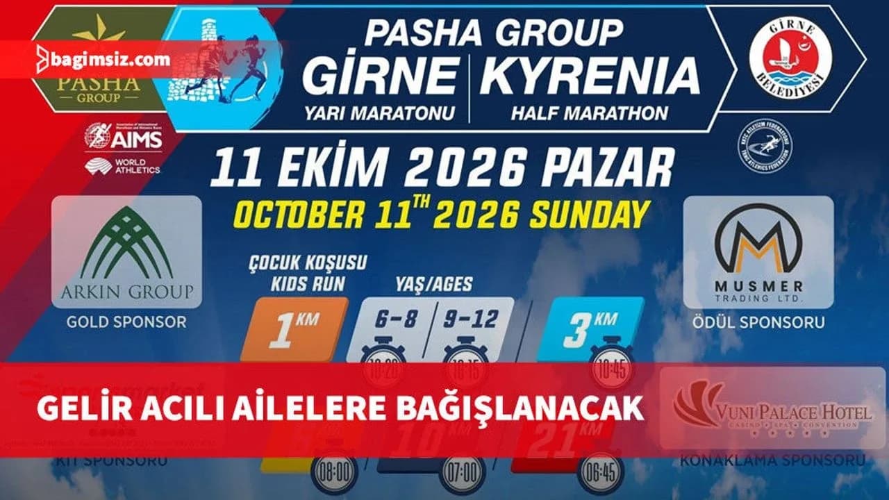 Girne Yarı Maratonu pazar günü yapılacak