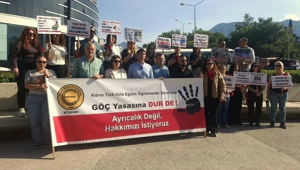 KTOEÖS, Girne ve çevresindeki okullarda öğleden sonra greve gitti