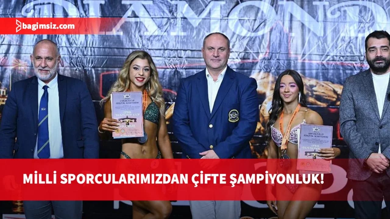 Vücut geliştirme milli takım sporcularından Makedonya’da çifte şampiyonluk