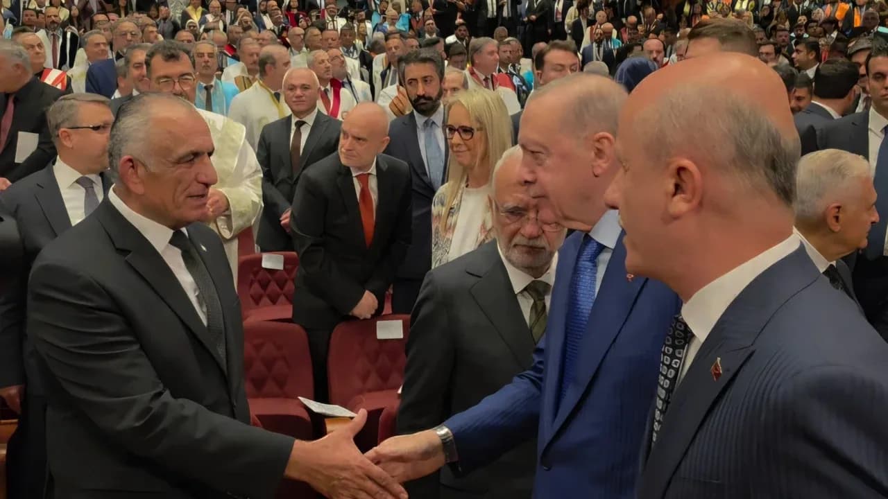 Nazım Çavuşoğlu Ankara’da akademik yıl açılış törenine katıldı