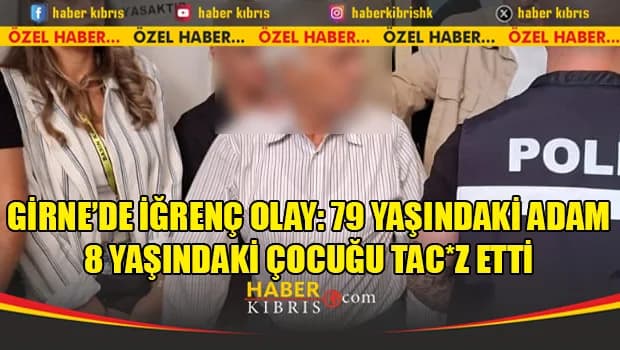 Girne'de iğrenç olay!
