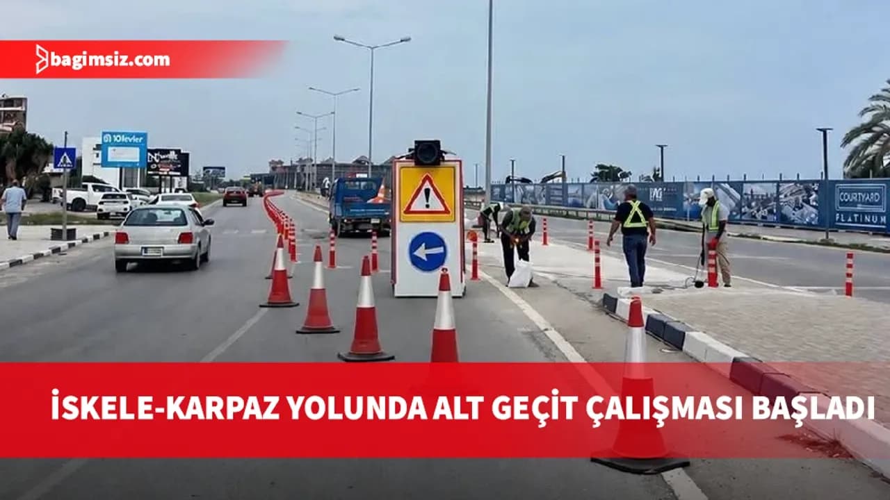 Polisten sürücülere uyarı: Karpaz’dan İskele’ye gidiş yönü trafiğe kapatıldı