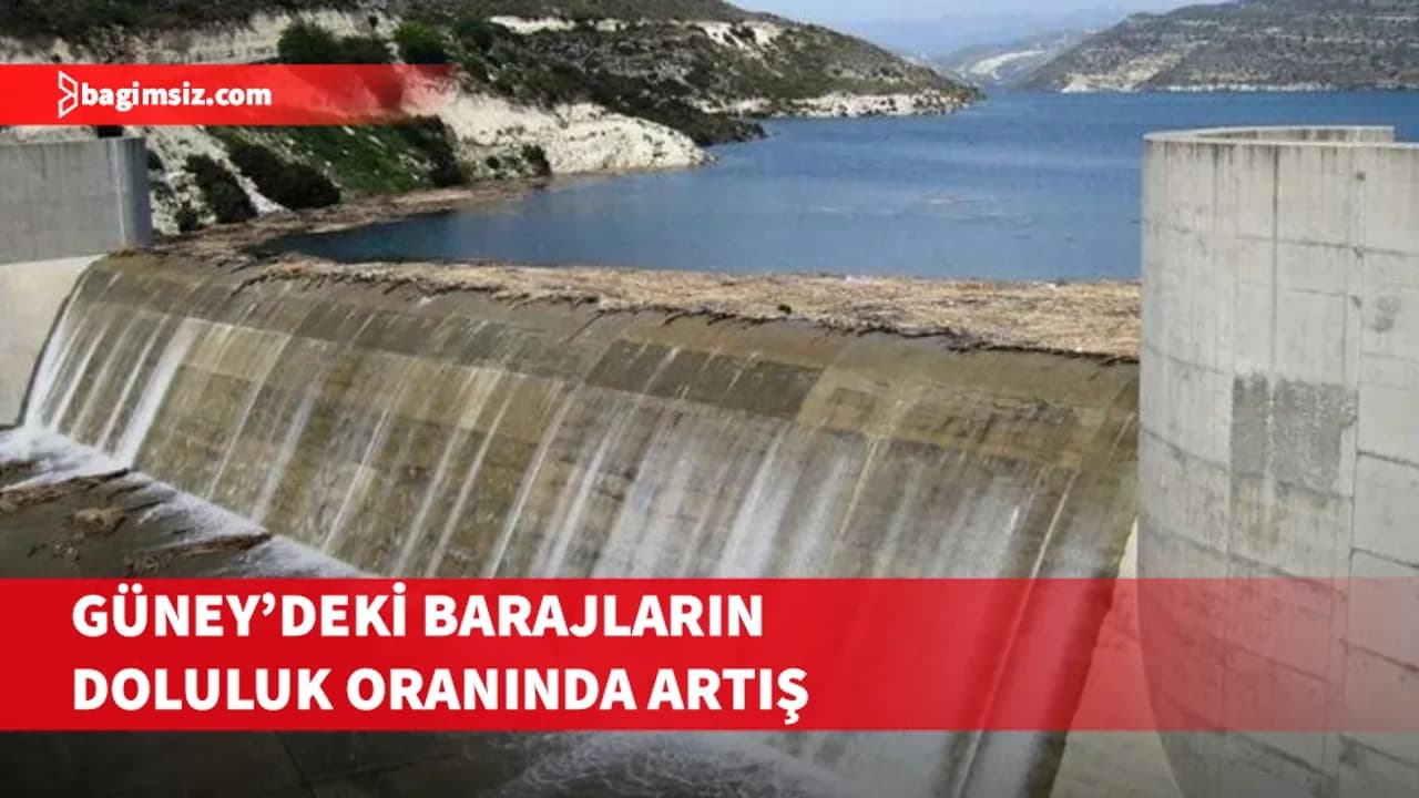 Güney Kıbrıs’taki barajların doluluk oranı yüzde 35,6 olarak açıklandı