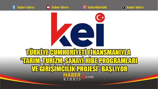 Türkiye Cumhuriyeti finansmanıyla “Tarım, Turizm, Sanayi Hibe Programları ve Girişimcilik Projesi” başlıyor
