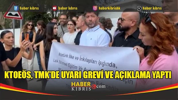 KTOEÖS, TMK’de uyarı grevi ve açıklama yaptı