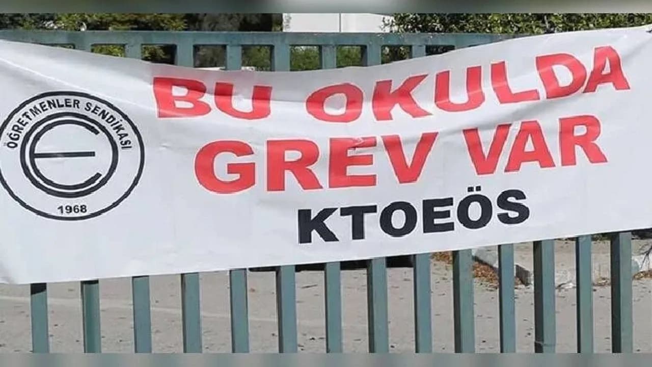 KTOEÖS Gazimağusa merkez ve çevre okullarında greve gidiyor