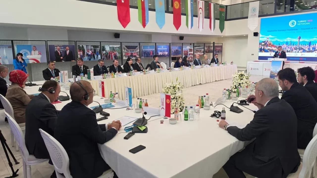 Kıbrıs Türk Kızılay, Türk Devletleri Kızılay ağı toplantısına katıldı