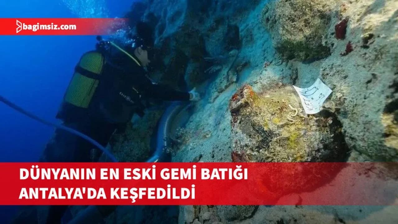 Dünya'nın en eski gemi batığı Antalya'da keşfedildi, batığa ait yaklaşık 4 bin 700 yıllık amforalar bulundu