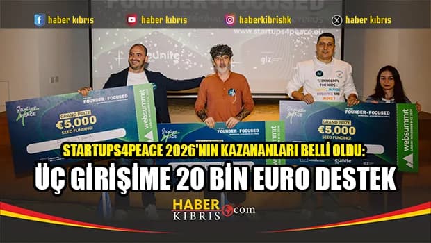 Kıbrıs'ta iki toplumlu girişimcilik yarışmasında ödüller sahiplerini buldu