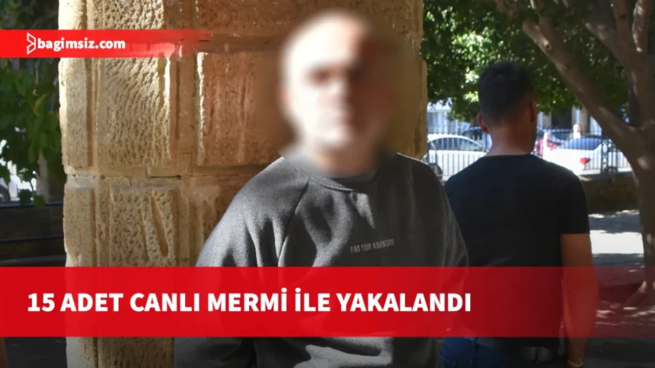 Girne Limanı’ndan canlı mermi ile ülkeye, Ercan’dan çıkarken yakalandı