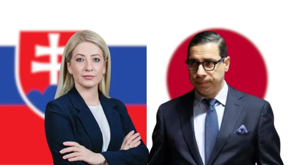 Annita Dimitriu Slovakya’da, Konstantinos Kombos Japonya’da temaslarda bulundu