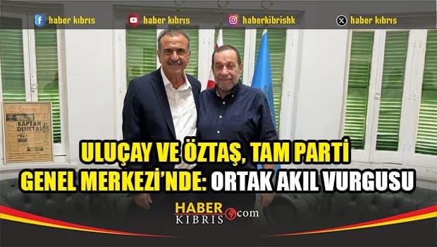 Gazimağusa Belediye Başkanı Uluçay, Serdar Denktaş ile bir araya geldi