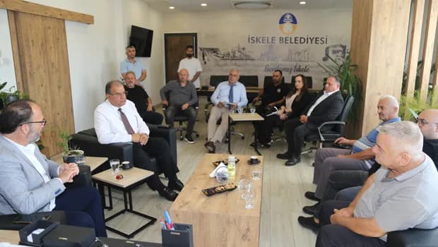 Sucuoğlu'ndan İskele Belediyesi’ne ziyaret