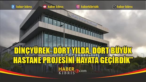 Dinçyürek: “Sağlıkta bütün yatırımların toplamından daha fazlası Ünal Üstel hükümeti döneminde yapıldı”