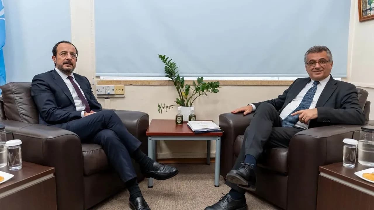 Tufan Erhürman ile Nikos Hristodulidis görüşmesi tamamlandı!