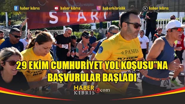29 Ekim Cumhuriyet Yol Koşusu”na başvurular başladı
