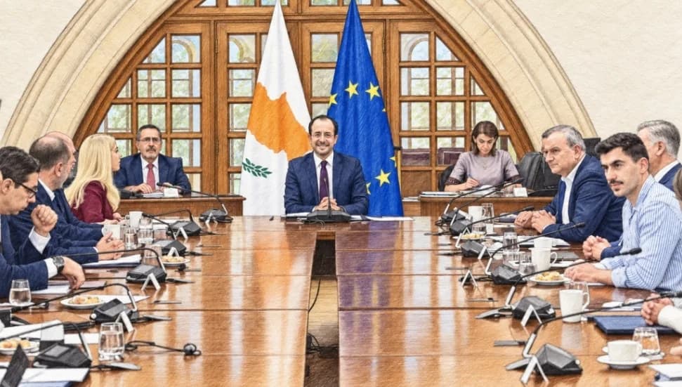 Fileleftheros, Ulusal Konsey toplantısının perde arkasını sızdırdı