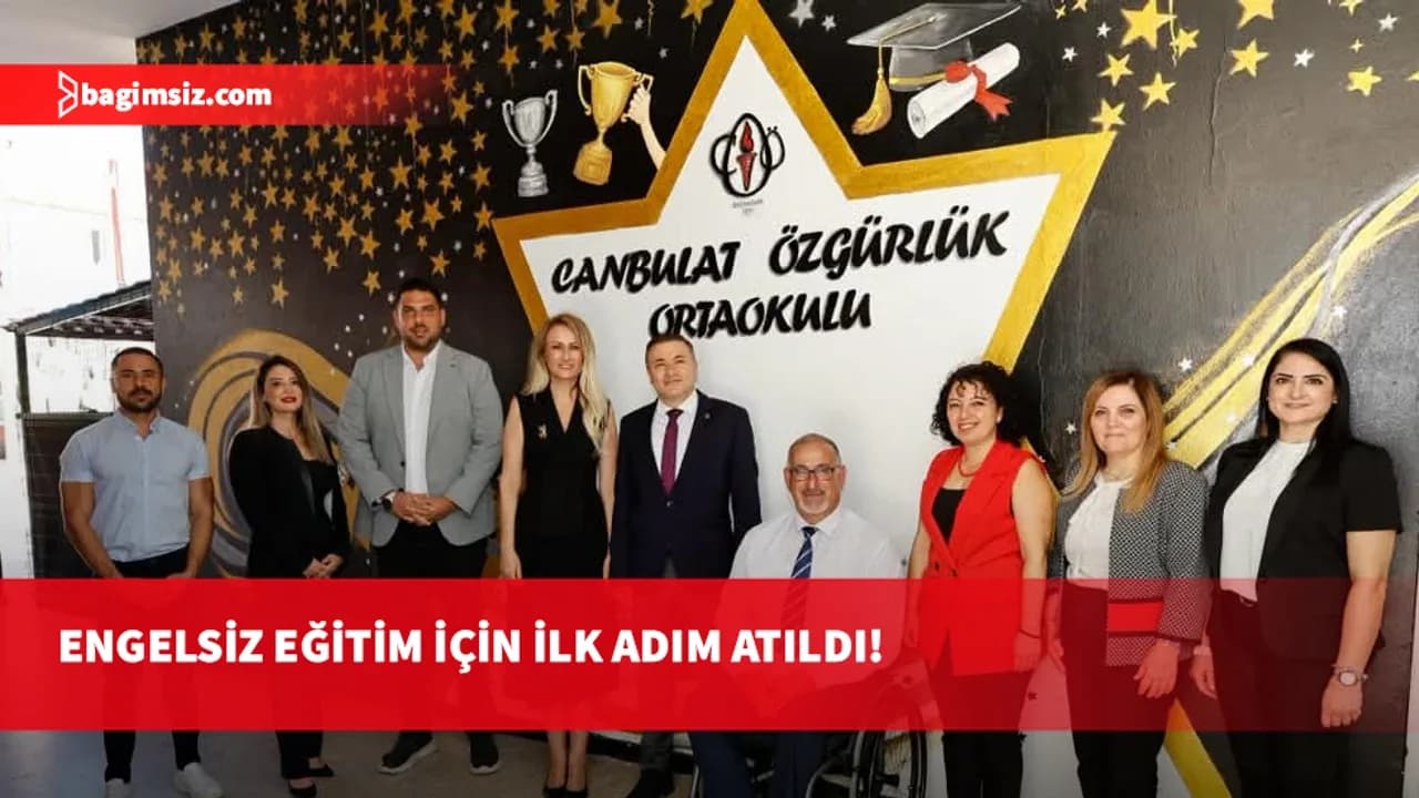 Okullarda engelsiz erişim seferberliği: Nilden Bektaş Erhürman Gazimağusa'daki çalışmaları inceledi