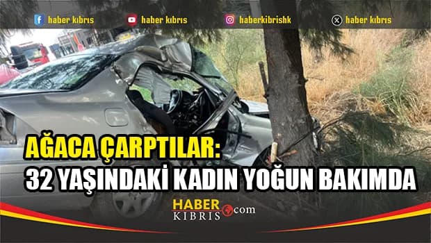 Lefkoşa-Gazimağusa yolunda kaza: Bir kişi yoğun bakımda