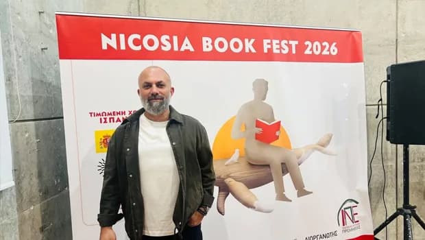 Korkmazhan, Güney Kıbrıs’ta yapılan Lefkoşa Kitap Festivali’ne konuk oldu