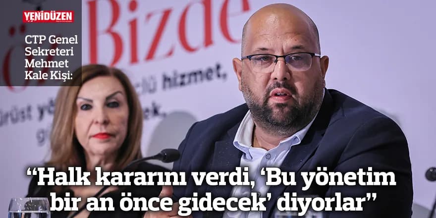 “Halk kararını verdi, ‘Bu yönetim bir an önce gidecek’ diyorlar”