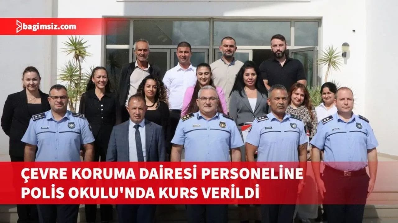 Çevre koruma dairesi personeline yönelik soruşturma memurluğu kursu düzenlendi