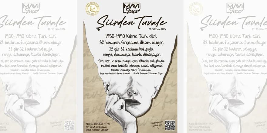 “Şiirden Tuvale” Lefkoşa’da sergilenecek
