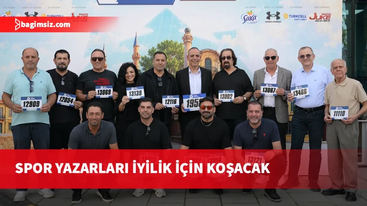 Kıbrıs Türk Spor Yazarları Derneği’nden Ülker Lefkoşa Yarı Maratonu’na destek