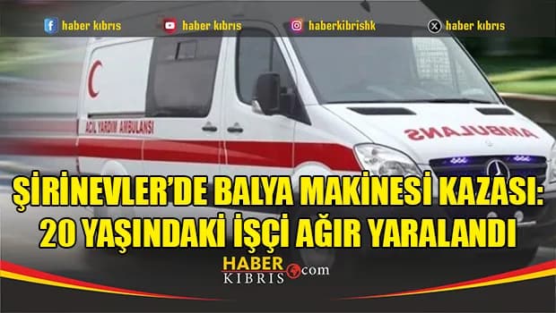 Şirinevler’de balya makinesi kazası: 20 yaşındaki işçi ağır yaralandı